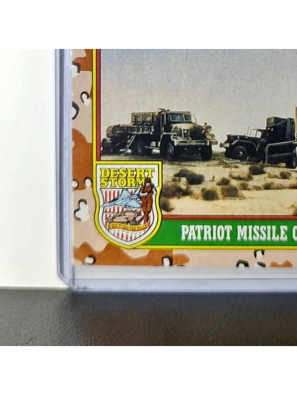 Patriot Missile Command 1991 Topps Desert Storm #77 Card